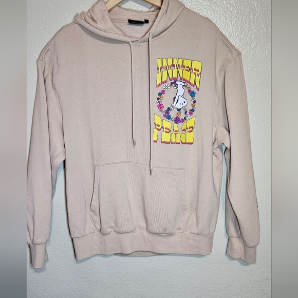 Peanuts Tan Boxy Graphic Sweatshirt - Picture 3 of 14
